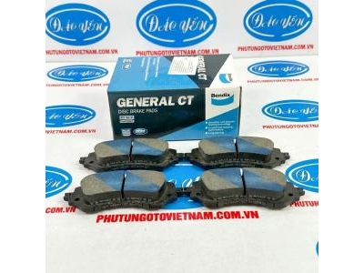 Bố Thắng Trước ( Má Phanh Trước ) Thương Hiệu BENDIX Toyota Yaris 2013 - 2016 DB2261GCT